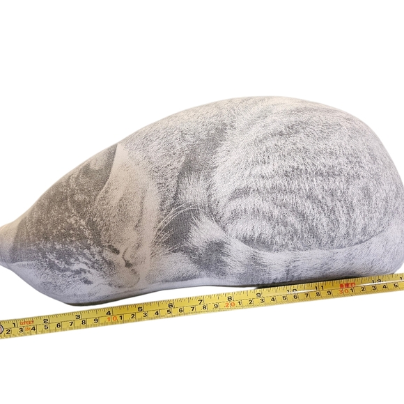 3 Broderpress Sleeping Cat Pillows Handstitched Etsy - Picture 8 of 11